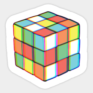 Vibrant Rubik Sticker